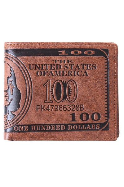 

wallets 1pc arrival men pockets card us dollar bill money wallet funny foldable pu 2 colors carteira, Red;black