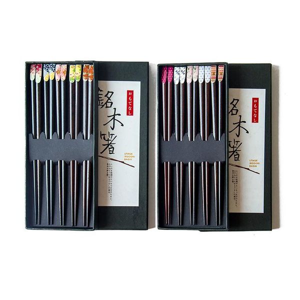 

chopsticks creative wooden tableware set household