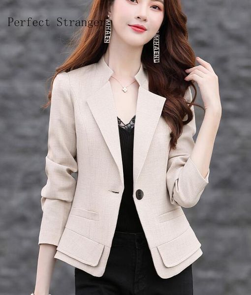 

women's suits & blazers plus size -3xl fashion turn-down collar collect waist woman suit coat, White;black