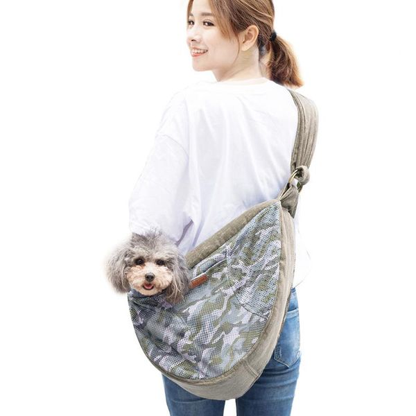 

cat carriers,crates & houses retro pet hangbag dog carrier travel tote shoulder bag sling drop products selling well