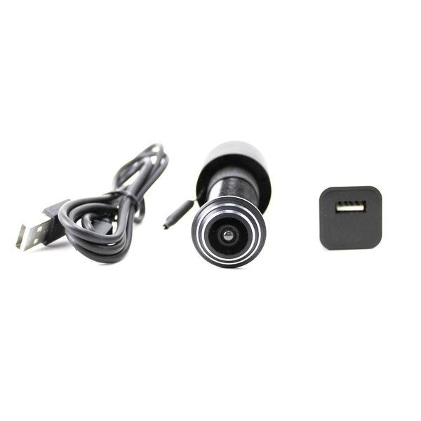 Cameras da porta do olho da porta Segurança 2MP HD 2.1mm Lente Grande Ângulo Fisheye CCTV Network Mini Peephole Wifi P2P TF Cartão