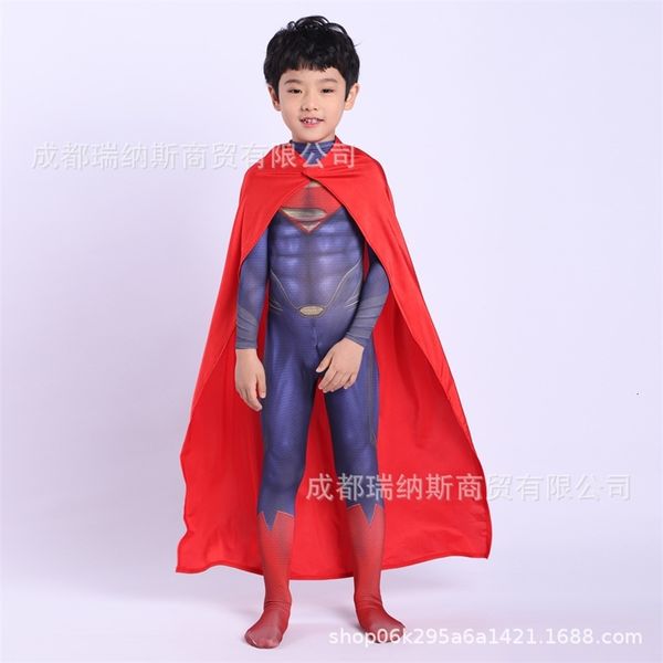 

and children's animation costume superman superhero halloween with cloak, Black