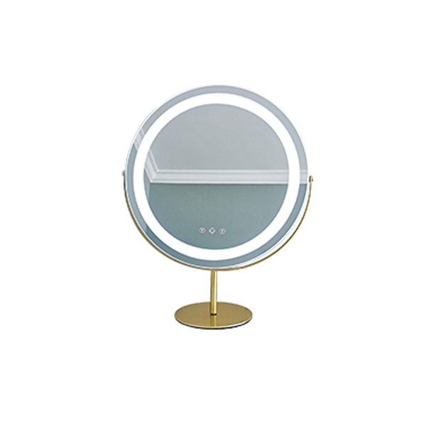 

mirrors european led intelligent mirror household make-up small desk with light bedroom fill