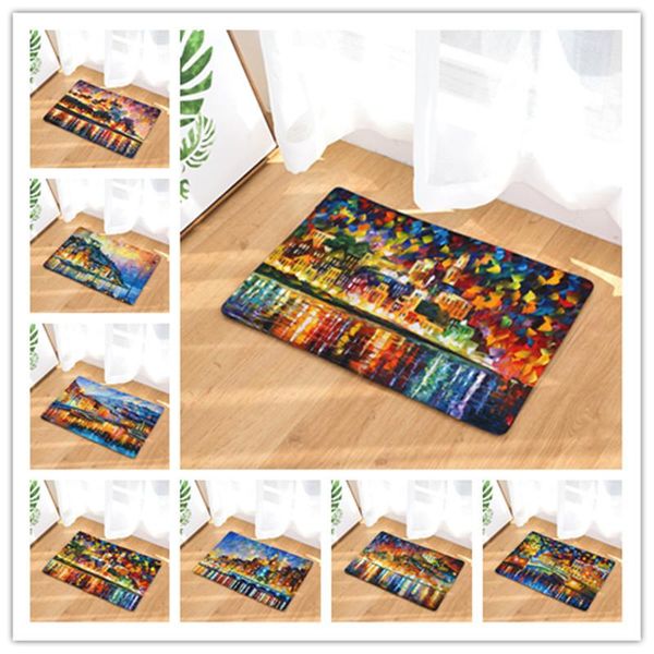 

carpets oil painting works front of the carpet at door 40x6050x80cm