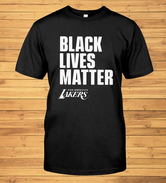 

lakers black lives matter t-shirt, White;black