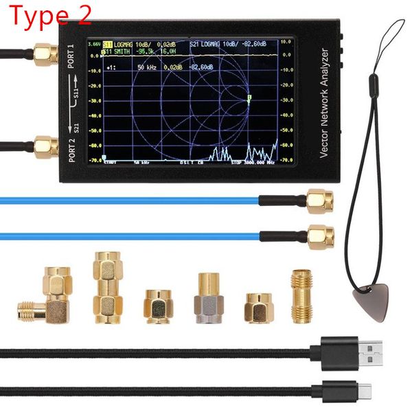 4,3-Zoll-IPS-LCD-Display Vektor-Netzwerkanalysator S-A-A-2 Antenne Kurzwelle HF VHF UHF