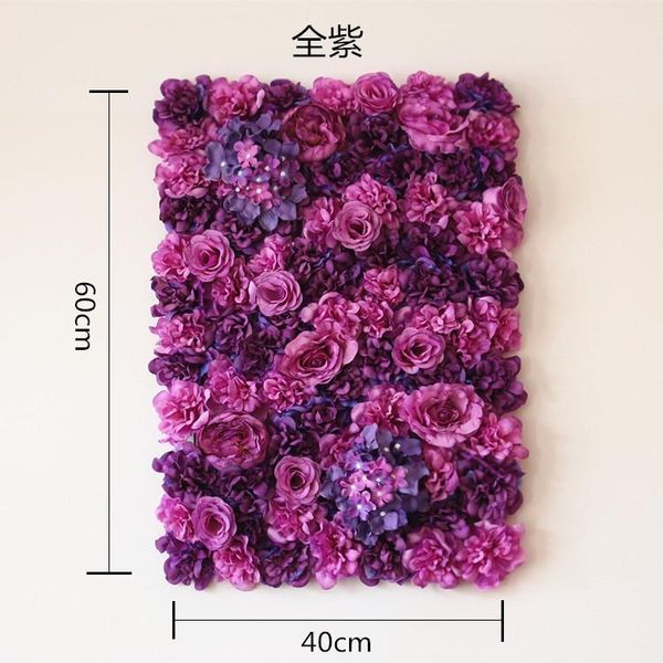 

decorative flowers & wreaths 60x40 cm artificial flower wall background wedding props supplies decoration arches silk rose peony window stud