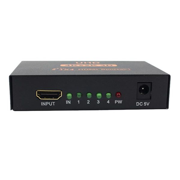 

hubs ultra hd 4k 4 port hub 1 in out full 1080p 3d -compatible splitter for informative displays