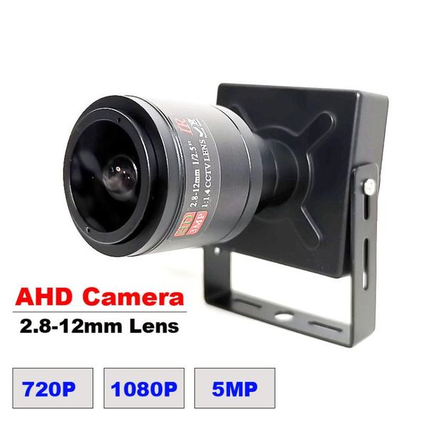 

mini camera 2.8-12mm manual lens 4x zoom 720p / 1080p 5mp for dvr system ip cameras