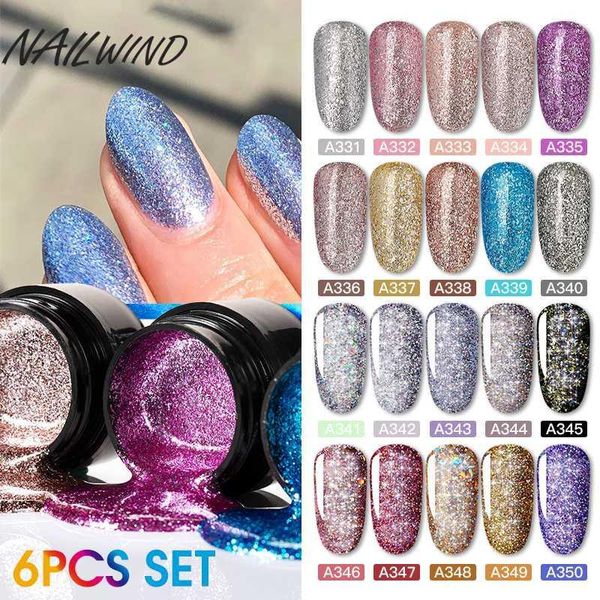 

gel polish set 6pcs painting glitter diamond dazzling kit acrylic nail varnish all for manicure set1