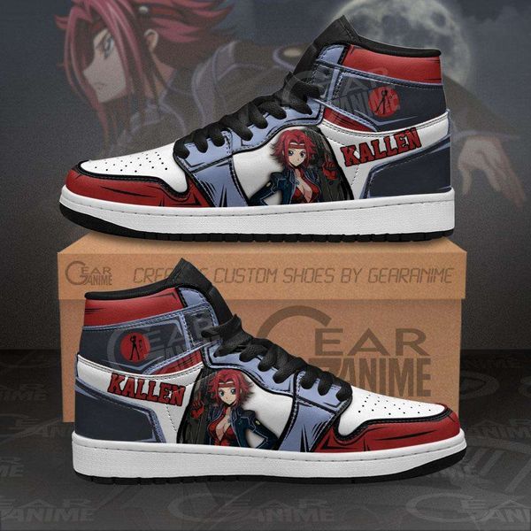 

kallen stadtfeld sneakers code geass anime sport shoes 2021 custom