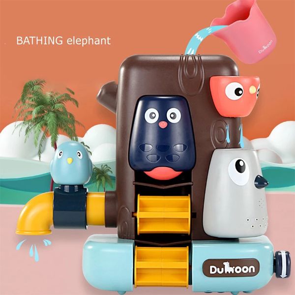 

2021 dropshipping bathroom toys pipeline water spray shower game bird mushroom toy for children swimming kids toy gift
