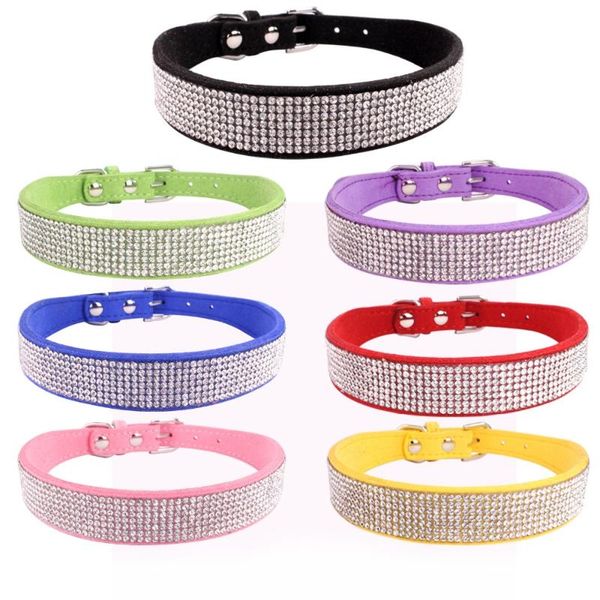 

dog collars & leashes small dogs cat puppy rhinestone accessories for pets chihuahua harnais petit chien mascotas arnes perro