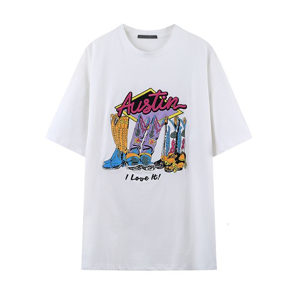 

women's knits & tees streetwear girls cartoon embroidery tshirts 2021 summer fashion ladies loose vintage women chic casual b, White