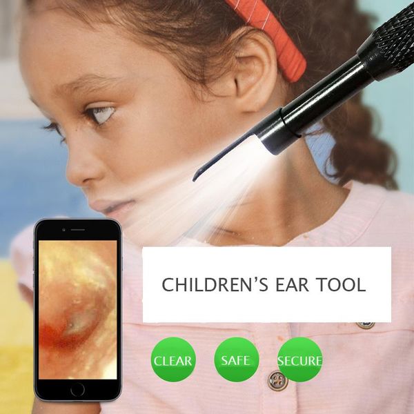 

cameras endoscope ear cleaning spoon functional diagnostic tool an101 3 in 1 usb otg visual cleaner android type-c camera pick