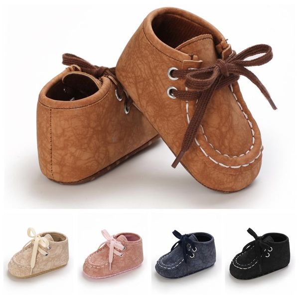 

first walkers toddler walker baby shoes boy girl classical sport pu suede leather multi-color crib moccasins casual
