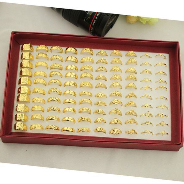 

vietnam shajin 24k gold plated ring set mixed products for men and women, Silver