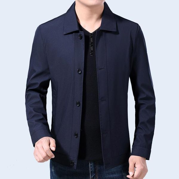 

men's jackets walkwide middle-aged jacket trendy clothing 2021 men korean style casual, Black;brown