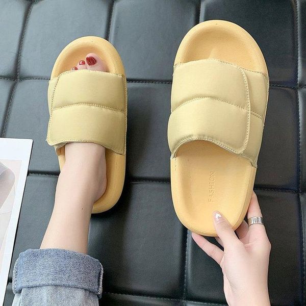 

sandals 2021 women casual summer woman shoes plus zise flats platform slippers big toe foot correction, Black