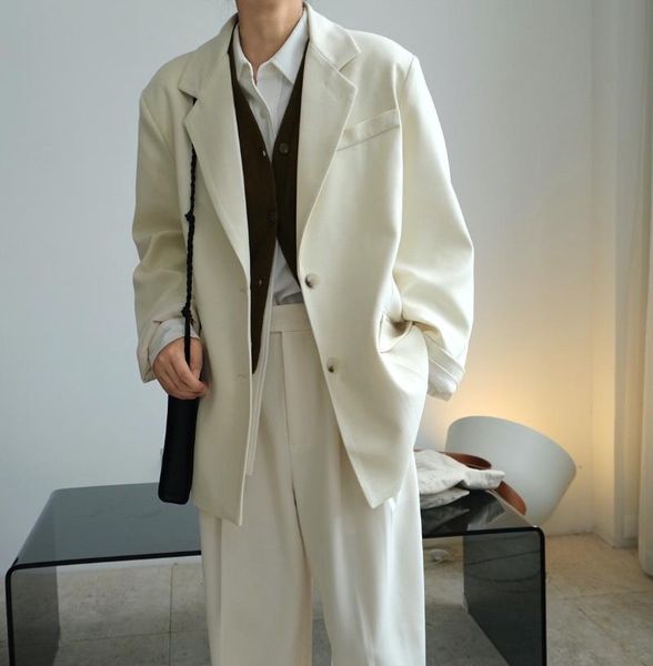 

women's suits & blazers woman cashmere silk costume jacket, White;black