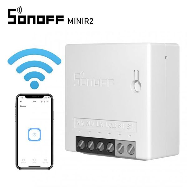 

smart home control sonoff mini r2 diy switch wifi small ewelink remote support external work with alexa google