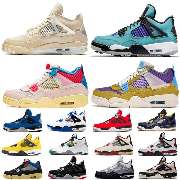 

mens basketball shoes 4 4s sail union white oreo desert moss 30th anniversary black cat jumpman womens trainers sports sneakers