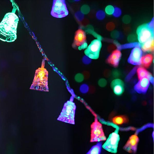 

christmas decorations 1.5m 10 led bell fairy string xmas merry lights party