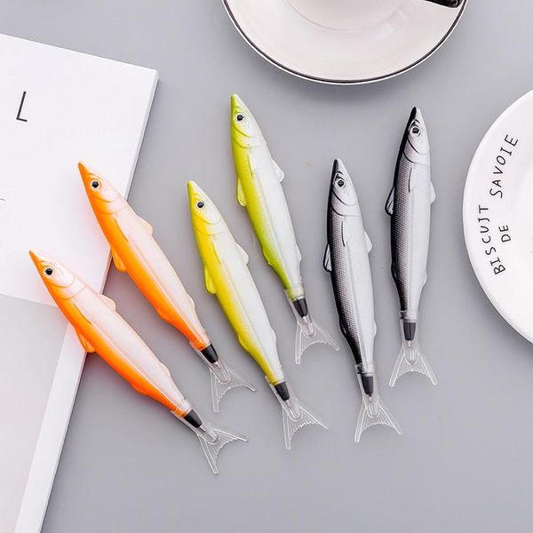 

pcs ocean series cute fish styling ballpoint pen creative ball student writing gift promotion stationery rewarding pens, Blue;orange