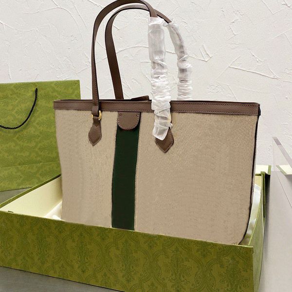 

classic handbag tote shopping bag women retro shoulder bags large capacity pocket red green ribbon travel packaging handbags