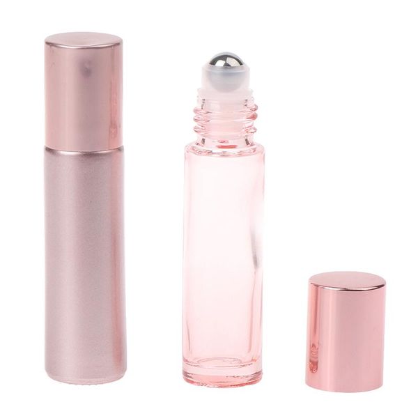 

storage bottles & jars 1 pcs 10ml fashion useful thick glass roll on essential oil empty perfume bottle roller ball for travel