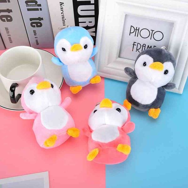 

new korean version cute little penguin plush toy doll pendant machine grab doll clothing accessories