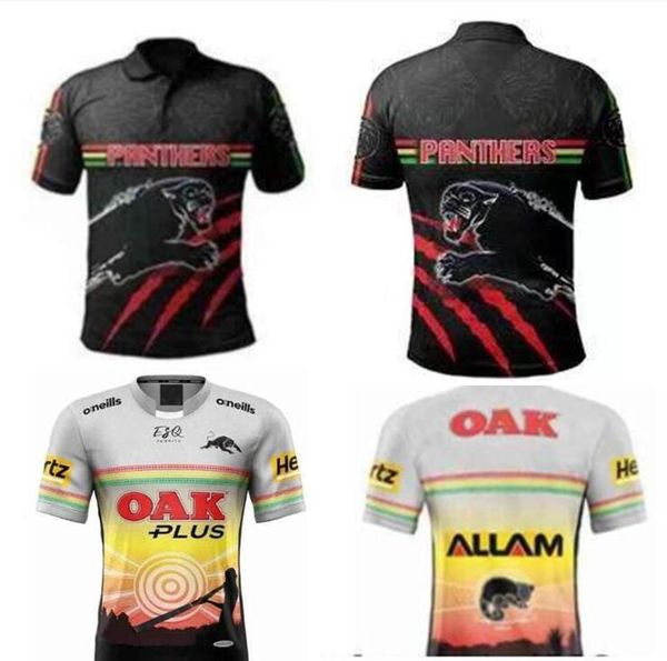 

20 21 jaguar home away rugby league jerseys shirt panther s-5xl, Black;gray