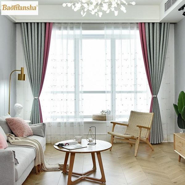 

curtain & drapes modern curtains for living-room balckout bedroom