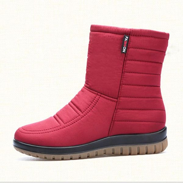

boots 2021 snow women thick non-slip warm cotton shoes casual women's short, Black