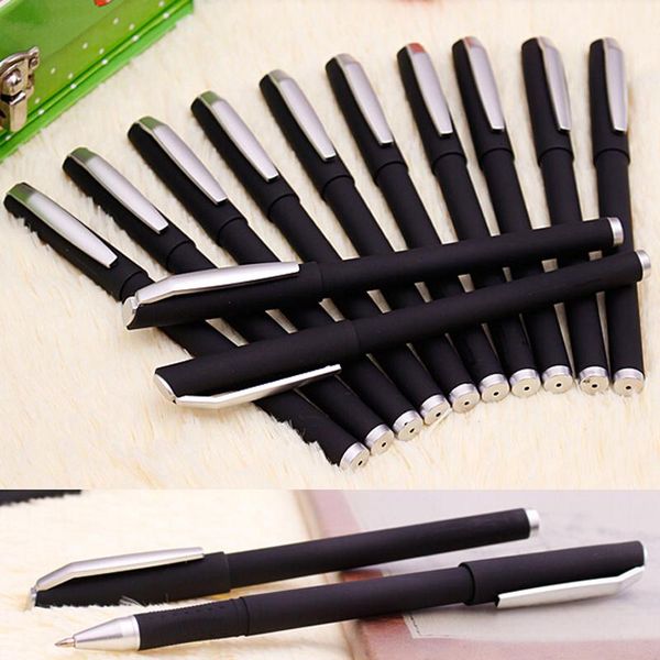 

gel pens 12 pieces/lot 0.5mm school office supplies writing business accessories stationery material escolar