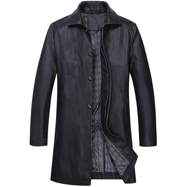 

men's fur & faux 2021 plus-size m-5xl leisure clothing leather jacket more male coat city boy, Black