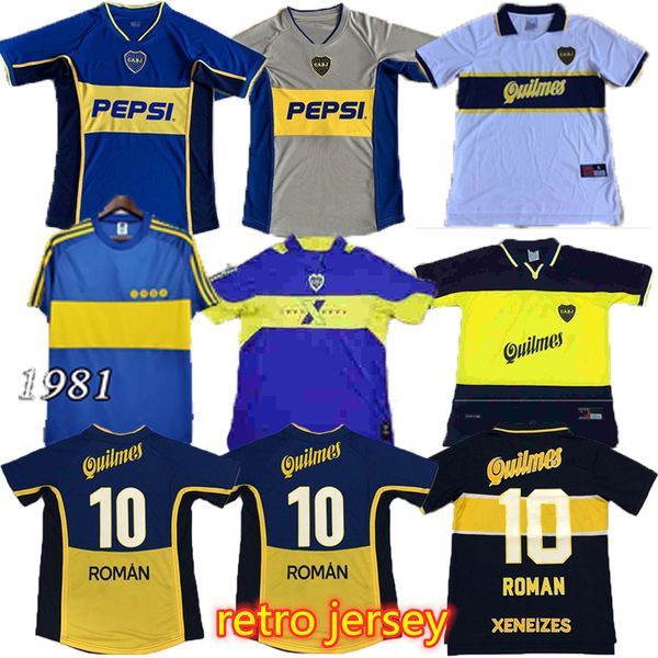 

97 98 boca juniors retro 1981 soccer jersey home away maradona roman gago 99 football shirt classic 2001 2002 2005 camiseta futbol vintage r, Black;yellow