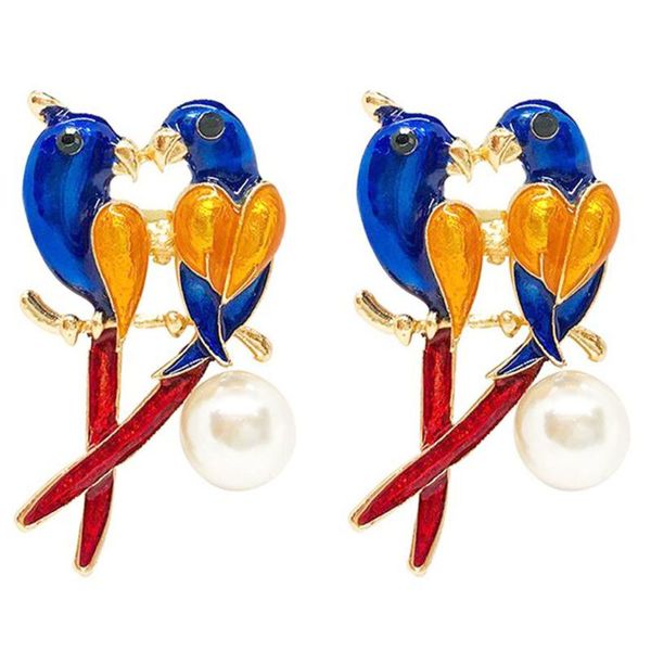 

pins, brooches blue fashion cool parrot rhinestone brooch, Gray