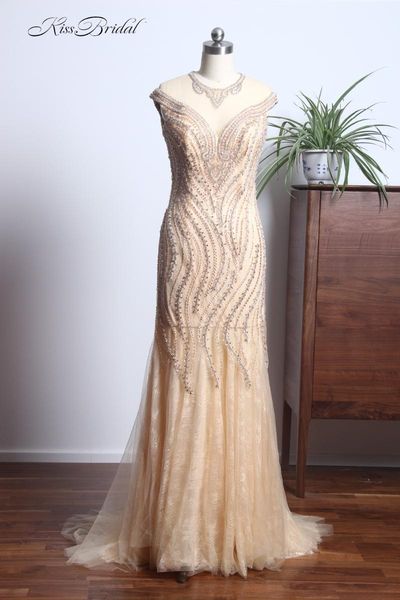 

party dresses fashion mermaid long evening elegant women formal gown tulle beaded dress avondjurken gala jurken, White;black