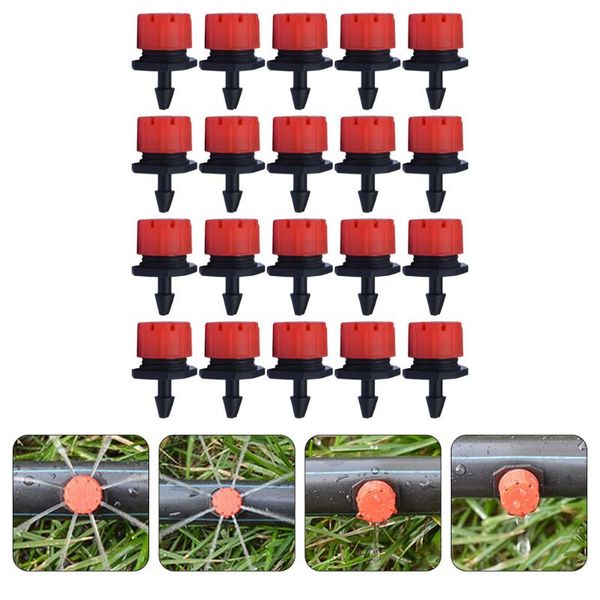 

watering equipments 100pcs adjustable drip irrigation dripper sprinkler
