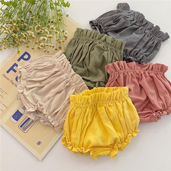 

casual baby bread pants cotton infant pp shorts girl toddler bloomers born short trousers diaper covers, Black