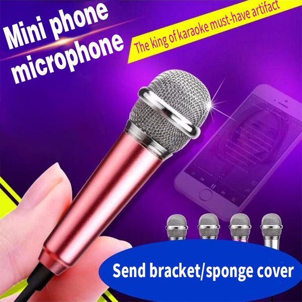 

microphones ktv singing 3d surround sound hd fidelity professional tuning mini small mobile phone microphone