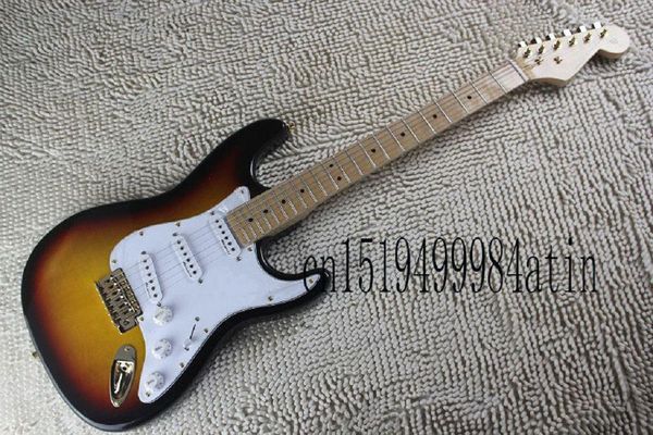 

shipping new st red color 6 string electric guitar golden hardware @24