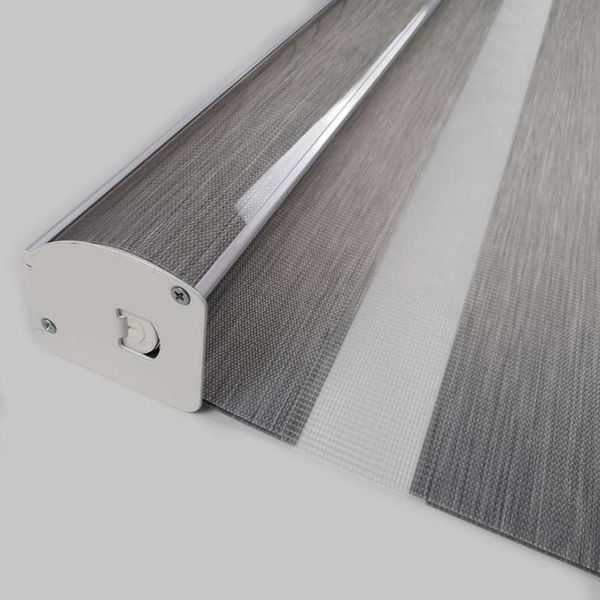 

blinds double layer jute style fabric shades shutters for home