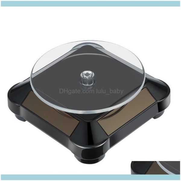 

packaging & jewelrysolar showcase matic rotating turntable jewelry organizer necklace bracelet watch display stand pouches bags drop delive, Pink;blue