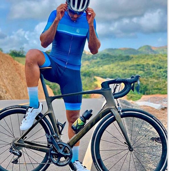 

racing sets k 2021 cycling short sleeve mens quick dry breathable jerseys white gel pad bib shorts sportswear bike kits ciclismo, Black;blue