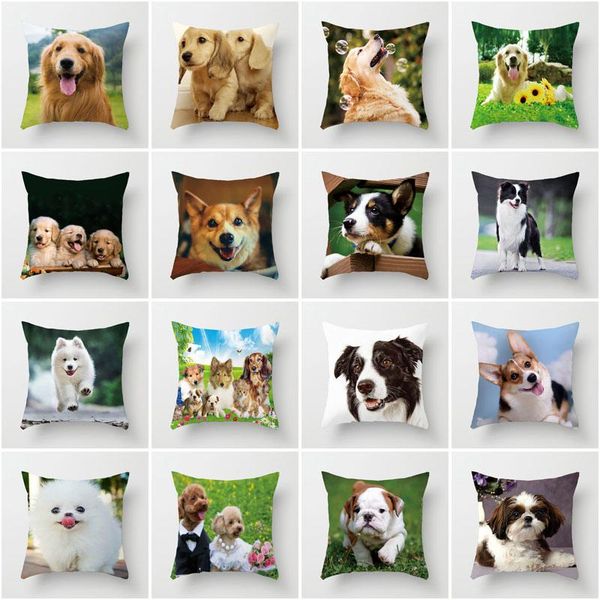 

factory direct super soft polyester dog home bedding pillow living room sofa pillowcase car seat lumbar cushion cover cushion/decorative