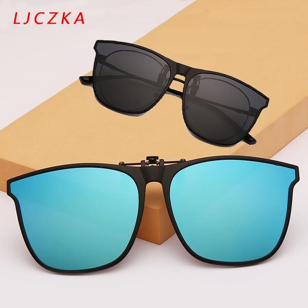 

sunglasses polarized flip up clip on men square pochromic sun glasses for women traving driving goggle uv400 oculos, White;black
