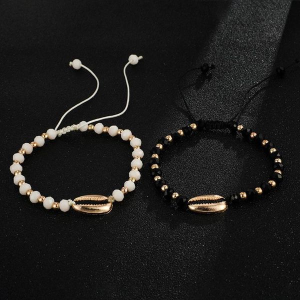 

charm bracelets 4 piece bohemian style bracelet retro simple fashion cactus multicolor beads female party wedding jewelry, Golden;silver