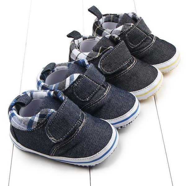 

first walkers autumn baby boy shoes plaid high-toddler